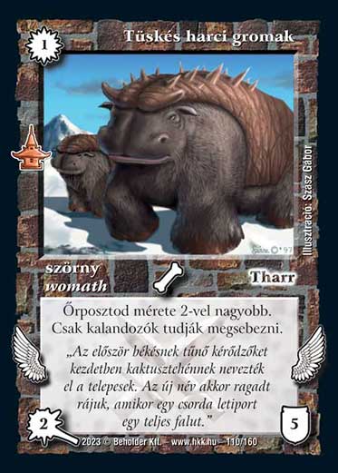 Kiadás: Császárváros
Gyakoriság: gyakori