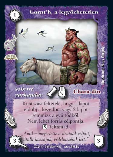 Kiadás: Rémháború (Zén)
Gyakoriság: ritka