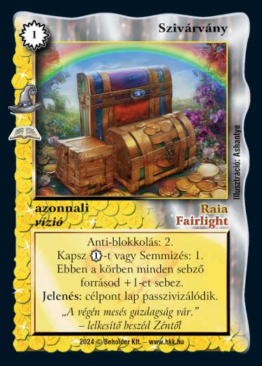 Kiadás: Varázslatok (Zén)
Gyakoriság: ritka