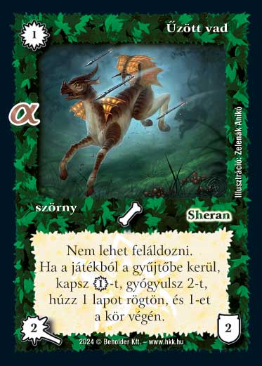 Kiadás: Alfa Pakli - Druidák
Gyakoriság: gyakori