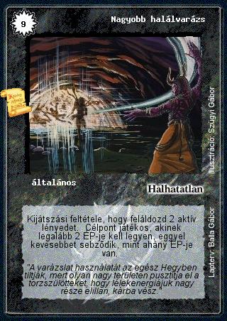 Kiadás: Alappakli, 5. kiadás (Ősök városa)
Gyakoriság: ultra ritka