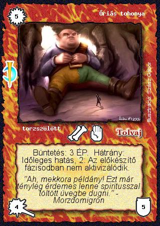 Kiadás: Sötét kor
Gyakoriság: ritka