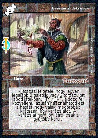 Kiadás: Sötét kor
Gyakoriság: ritka