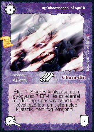 Kiadás: Zu'lit kincse
Gyakoriság: ultra ritka