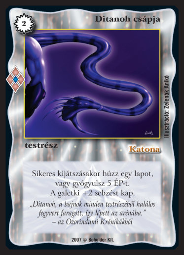 Kiadás: Misztikus Erők
Gyakoriság: gyakori