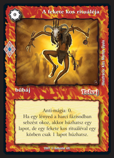 Kiadás: Misztikus Erők
Gyakoriság: gyakori