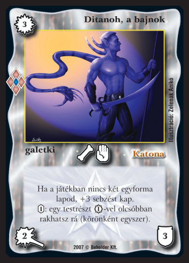 Kiadás: Misztikus Erők
Gyakoriság: gyakori