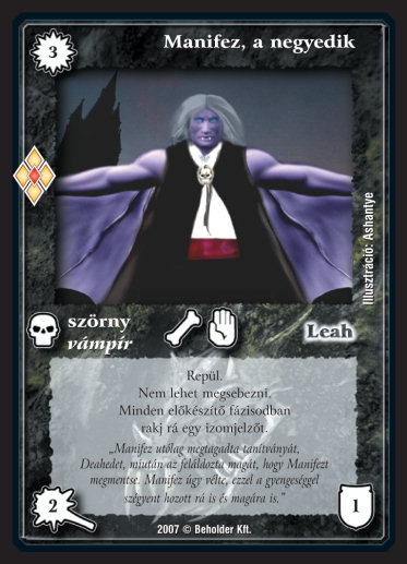 Kiadás: Misztikus Erők
Gyakoriság: ritka