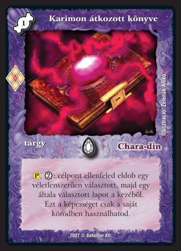 Kiadás: Misztikus Erők
Gyakoriság: ritka