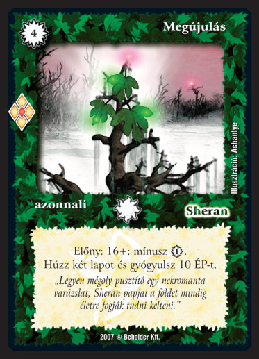 Kiadás: Misztikus Erők
Gyakoriság: ritka