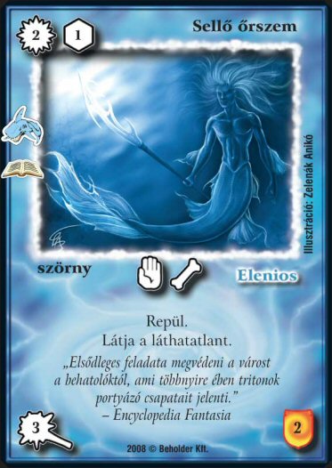 Kiadás: Tengeri szörnyek (Zén)
Gyakoriság: ritka