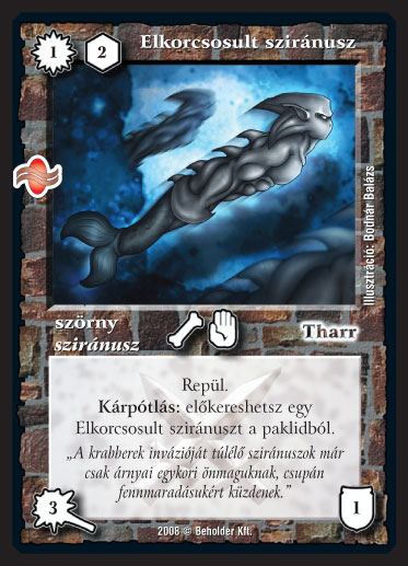 Kiadás: Tengermély
Gyakoriság: gyakori