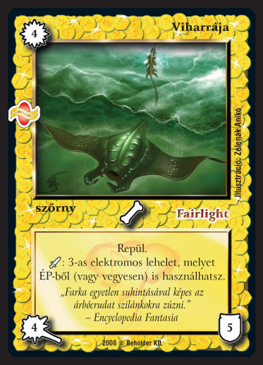 Kiadás: Tengermély
Gyakoriság: ritka