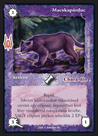 Kiadás: Alappakli, 9. kiadás (Végzetúr)
Gyakoriság: gyakori