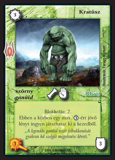 Kiadás: Alappakli, 9. kiadás (Végzetúr)
Gyakoriság: gyakori