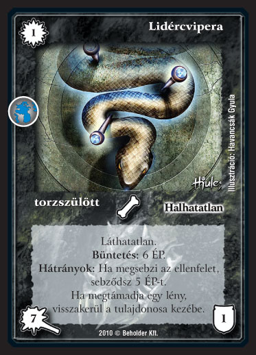 Kiadás: Örökkévalóság
Gyakoriság: nem gyakori