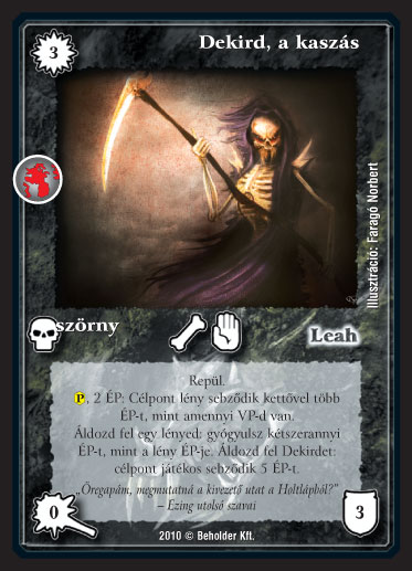 Kiadás: Örökkévalóság
Gyakoriság: nem gyakori