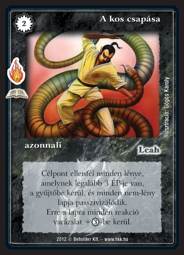 Kiadás: Urgod kamrája (Zén)
Gyakoriság: ritka