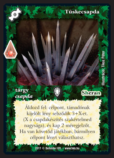 Kiadás: Zanszilánkok
Gyakoriság: gyakori