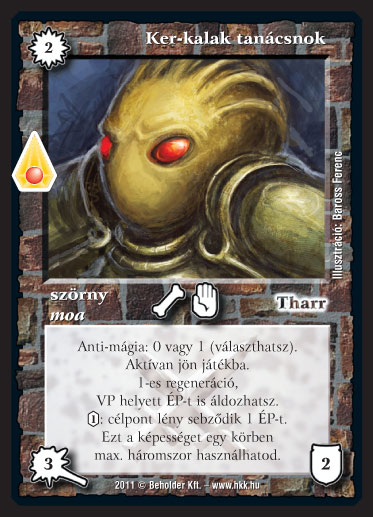 Kiadás: Zanszilánkok
Gyakoriság: ritka