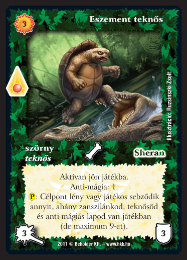 Kiadás: Zanszilánkok
Gyakoriság: ritka