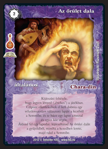 Kiadás: Alanori Dalverseny (Zén)
Gyakoriság: ritka