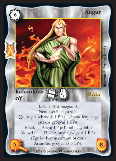 Kiadás: Istenek viadala
Gyakoriság: ritka