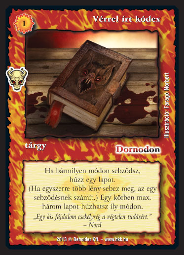 Kiadás: Nekromanták háborúja (Zén)
Gyakoriság: ritka