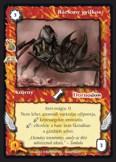 Kiadás: Szívtelen zsoldosok (Zén)
Gyakoriság: ritka