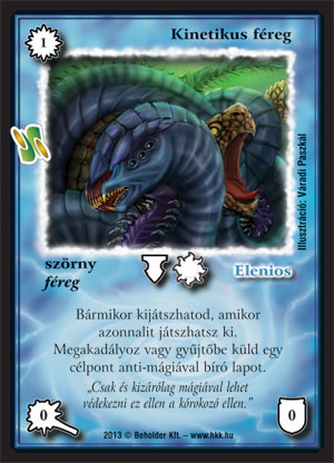 Kiadás: Kódos lapok
Gyakoriság: ritka