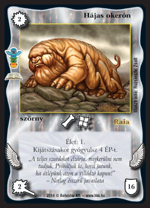 Kiadás: Ősi lelkek (Zén)
Gyakoriság: ritka