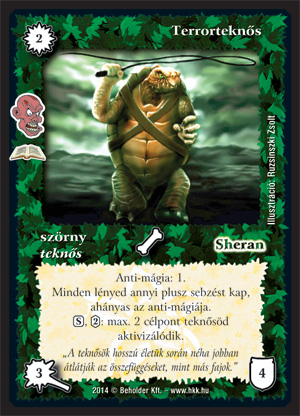 Kiadás: Iszonykeltők (Zén)
Gyakoriság: ritka