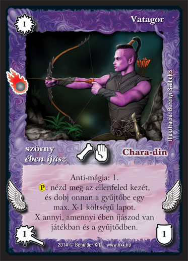 Kiadás: Mágusok Alkonya, Alappakli, 10. kiadás
Gyakoriság: nem gyakori
