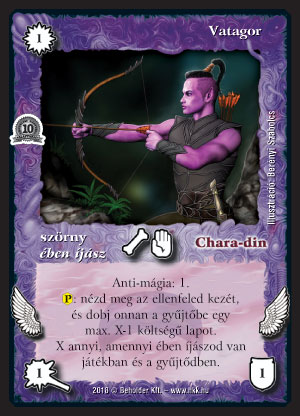 Kiadás: Mágusok Alkonya, Alappakli, 10. kiadás
Gyakoriság: nem gyakori