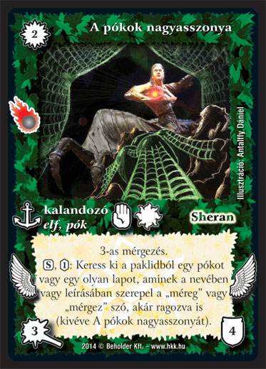 Kiadás: Mágusok Alkonya, Alappakli, 10. kiadás
Gyakoriság: nem gyakori