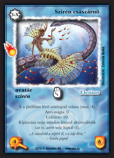 Kiadás: Mágusok Alkonya, Védnök 2021
Gyakoriság: ritka