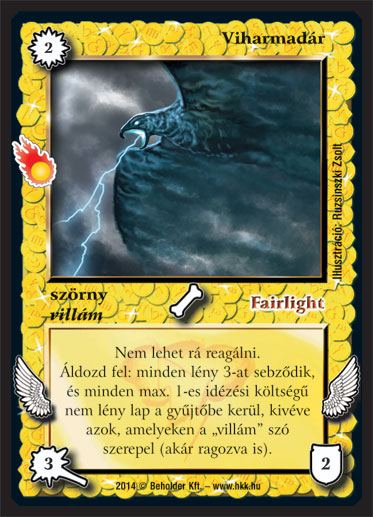 Kiadás: Mágusok Alkonya
Gyakoriság: ritka