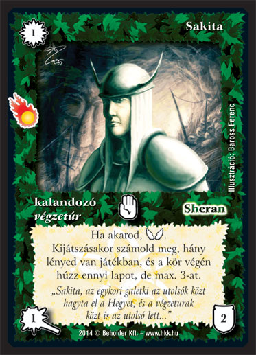 Kiadás: Mágusok Alkonya
Gyakoriság: ritka