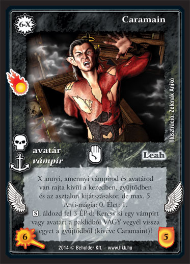 Kiadás: Mágusok Alkonya, Alappakli, 10. kiadás
Gyakoriság: ritka