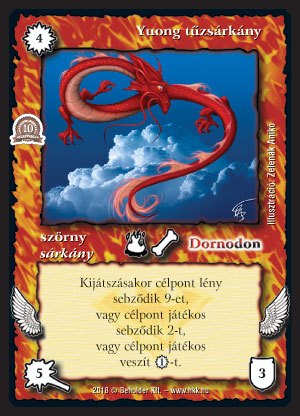 Kiadás: Alfa Pakli - Sárkányok, Alappakli, 10. kiadás
Gyakoriság: gyakori