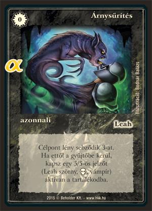 Kiadás: Alfa Pakli - Vámpírok
Gyakoriság: ritka