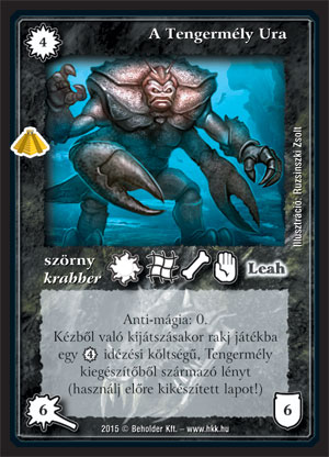 Kiadás: Zarknod visszatér
Gyakoriság: ritka