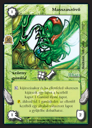 Kiadás: Zarknod visszatér, Alappakli, 10. kiadás
Gyakoriság: ritka