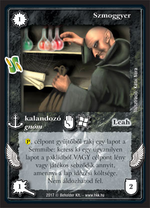 Kiadás: Kódos lapok
Gyakoriság: ritka