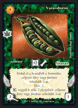 Kiadás: Gemina Erdeje
Gyakoriság: nem gyakori