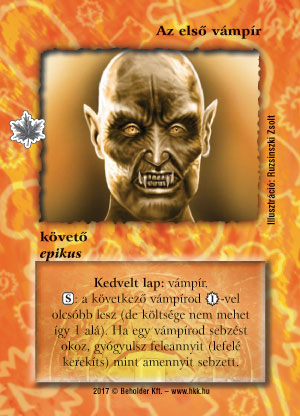 Kiadás: Gemina Erdeje, Védnök 2023
Gyakoriság: nem gyakori