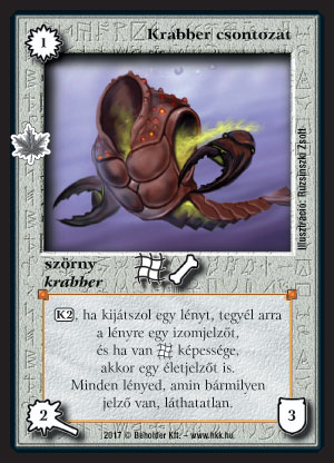 Kiadás: Gemina Erdeje
Gyakoriság: nem gyakori