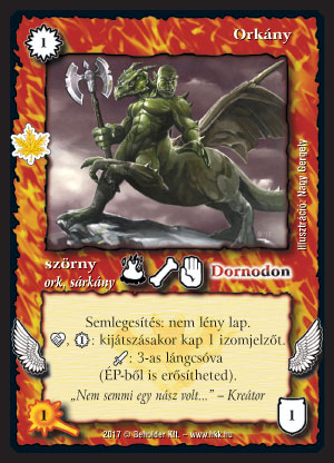 Kiadás: Gemina Erdeje
Gyakoriság: ritka