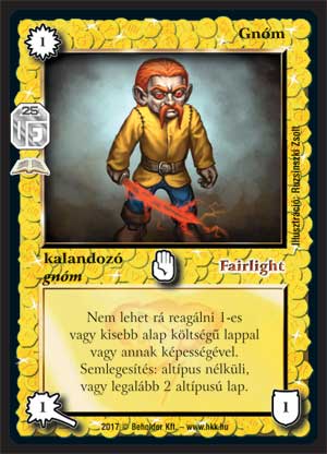 Kiadás: TF25! (Zén)
Gyakoriság: ritka