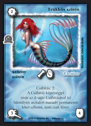 Kiadás: Alappakli, 10. kiadás
Gyakoriság: nem gyakori